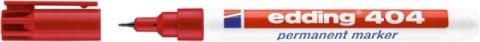 Marker permanentny e-404 EDDING, 0,75 mm, czerwony