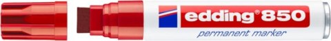 Marker permanentny e-850 EDDING, 5-15 mm, czerwony