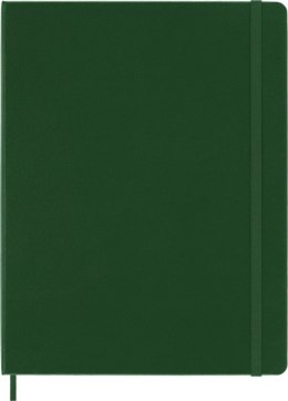 Notes MOLESKINE Classic XL (19x25cm) w kratkę, twarda oprawa, myrtle green, 192 strony, zielony