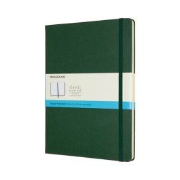 Notes MOLESKINE Classic XL (19x25cm) w kropki, twarda oprawa, myrtle green, 192 strony, zielony