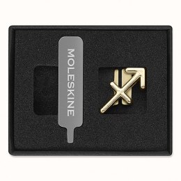 Przypinka MOLESKINE, strzelec, złota