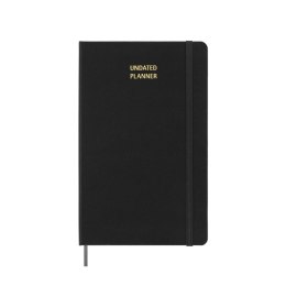 Kalendarz tygodniowy MOLESKINE bez dat, L, twarda oprawa, 13x21cm, czarny