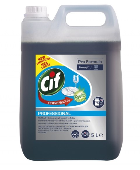 Nabłyszczacz do zmywarek CIF Diversey, Professional Rinse Aid, 5L