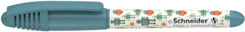 Pióro wieczne SCHNEIDER Zippi Cool Robots, M, niebieskie