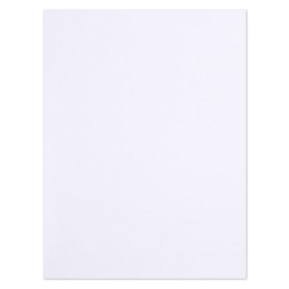 Skoroszyt OFFICE PRODUCTS Budget Pro, karton, z listwą, biały wewn., A4, 250gsm, biały