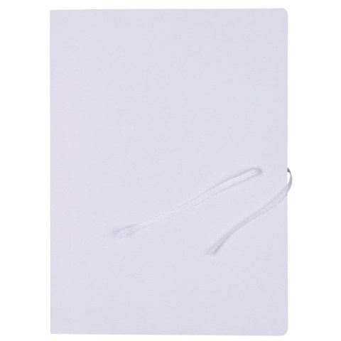 Teczka wiązana OFFICE PRODUCTS Budget Pro, karton, biała wewn., A4, 250gsm, 3-skrz., biała