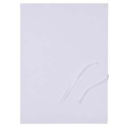Teczka wiązana OFFICE PRODUCTS Budget, karton, A4, 250gsm, 3-skrz., biała