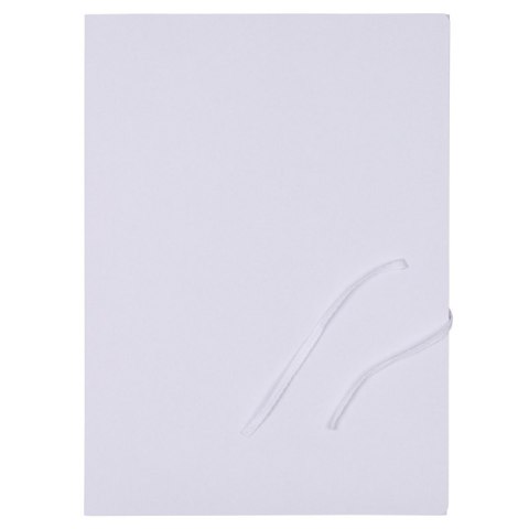 Teczka wiązana OFFICE PRODUCTS Budget, karton, A4, 250gsm, 3-skrz., biała