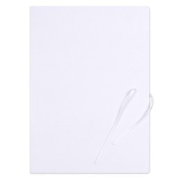 Teczka wiązana OFFICE PRODUCTS Premium, karton, A4, 350gsm, 3-skrz., biała