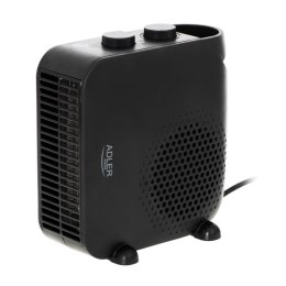 Termowentylator ADLER AD 7725b, z regulacją siły nadmuchu, czarny