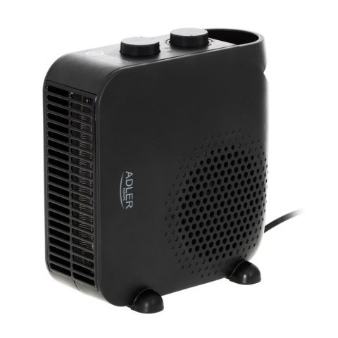 Termowentylator ADLER AD 7725b, z regulacją siły nadmuchu, czarny