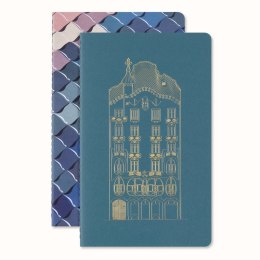 Zestaw 2 zeszytów MOLESKINE Casa Batalló Cahier 2024, L, 13x21cm, w linie, edycja limitowana