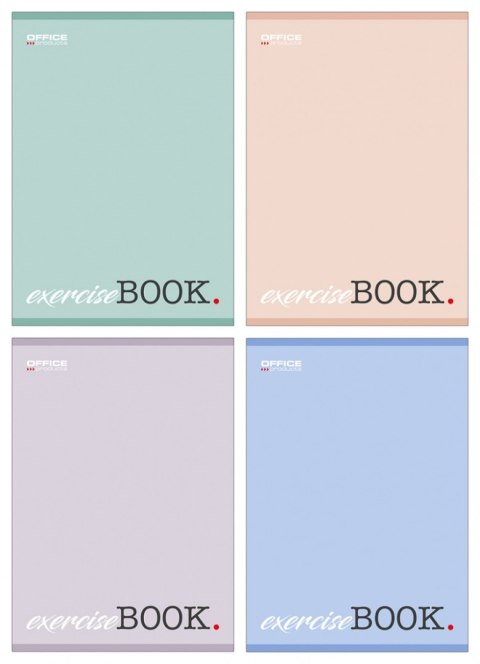 Zeszyt szkolny OFFICE PRODUCTS, A5, w kratkę, 32 kart., 60gsm, mix kolorów