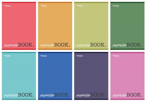 Zeszyt szkolny OFFICE PRODUCTS, A5, w linie, 60 kart., 60gsm, mix kolorów