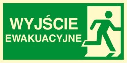 Znak TDC, Kierunek do wyjścia ewakuacyjnego - w prawo 2