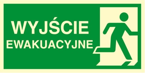 Znak TDC, Kierunek do wyjścia ewakuacyjnego - w prawo 2