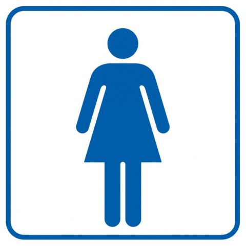 Znak TDC, Toaleta damska