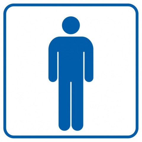 Znak TDC, Toaleta męska