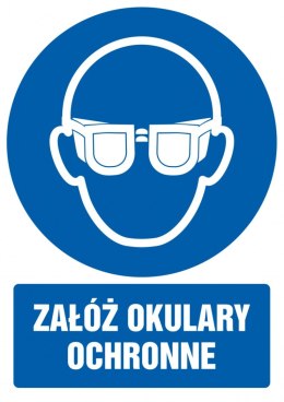 Znak TDC, Załóż okulary ochronne
