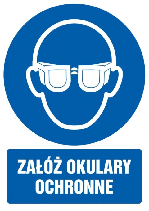 Znak TDC, Załóż okulary ochronne