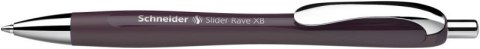 Długopis automatyczny SCHNEIDER Slider Rave, XB, 1szt., fioletowy