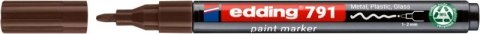 Marker olejowy e-791 EDDING, PCR, brązowy