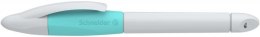 Pióro kulkowe SCHNEIDER Base Ball, M, jasnoszaro-turkusowe