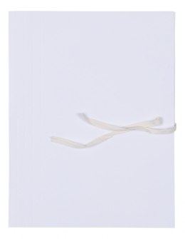 Teczka archiwizacyjna wiązana OFFICE PRODUCTS Budget Pro, 50mm, karton, biała wewn., A4, 250gsm, 3-skrz., biała