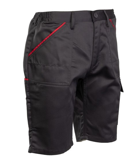 SPODNIE KRÓTKIE DO PASA MAX - POPULAR - Stalowy