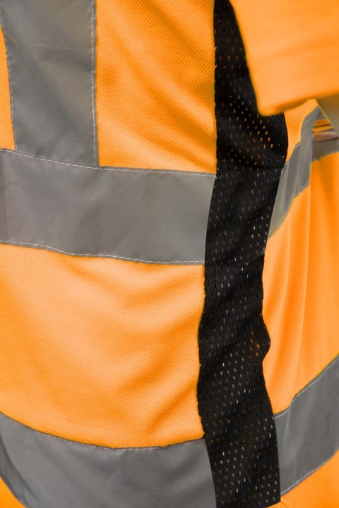 T-SHIRT BRIXTON FLASH SIATKA BF-016-O POMARAŃCZ