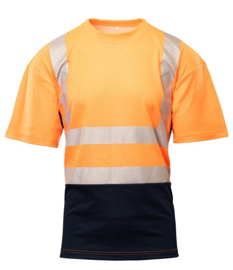 T-SHIRT BRIXTON FLASH SIATKA TRANSFER BF-017-O POMARAŃCZ