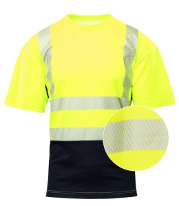 T-SHIRT BRIXTON FLASH SIATKA TRANSFER BF-017-Y ŻÓŁTY