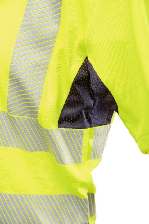 T-SHIRT BRIXTON FLASH SIATKA TRANSFER BF-017-Y ŻÓŁTY