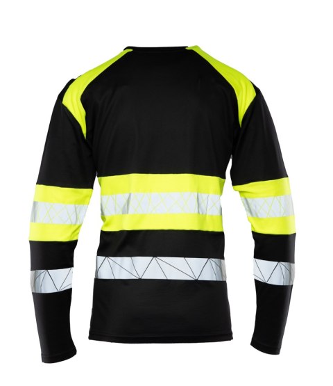ECO RIVAL SEVEN KINGS KOSZULKA LONGSLEEVE CZARNY/ŻÓŁTY