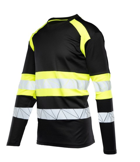 ECO RIVAL SEVEN KINGS KOSZULKA LONGSLEEVE CZARNY/ŻÓŁTY