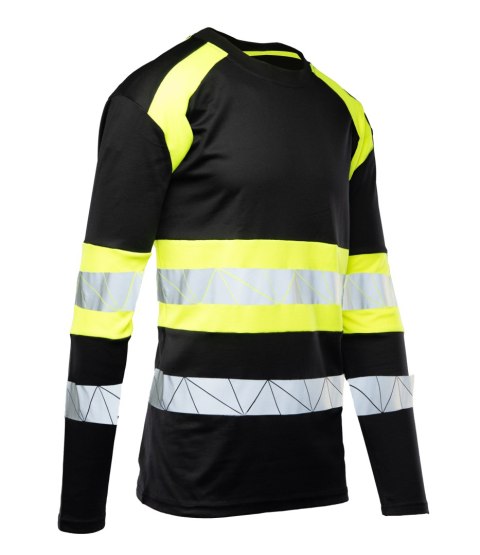 ECO RIVAL SEVEN KINGS KOSZULKA LONGSLEEVE CZARNY/ŻÓŁTY