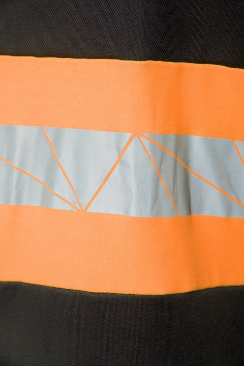 ECO RIVAL SEVEN KINGS KOSZULKA POLO CZARNY/POMARAŃCZ