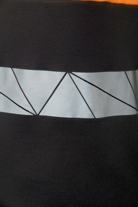 ECO RIVAL SEVEN KINGS KOSZULKA POLO CZARNY/POMARAŃCZ