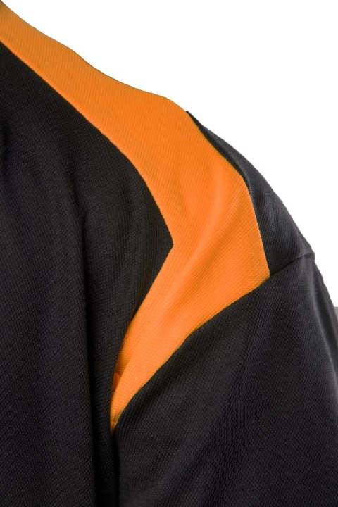 ECO RIVAL SEVEN KINGS KOSZULKA POLO CZARNY/POMARAŃCZ