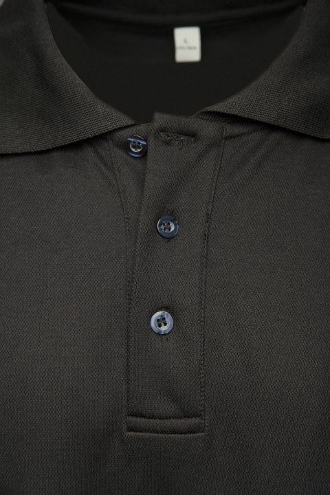 ECO RIVAL SEVEN KINGS KOSZULKA POLO CZARNY/POMARAŃCZ