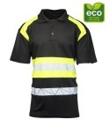 ECO RIVAL SEVEN KINGS KOSZULKA POLO CZARNY/ŻÓŁTY