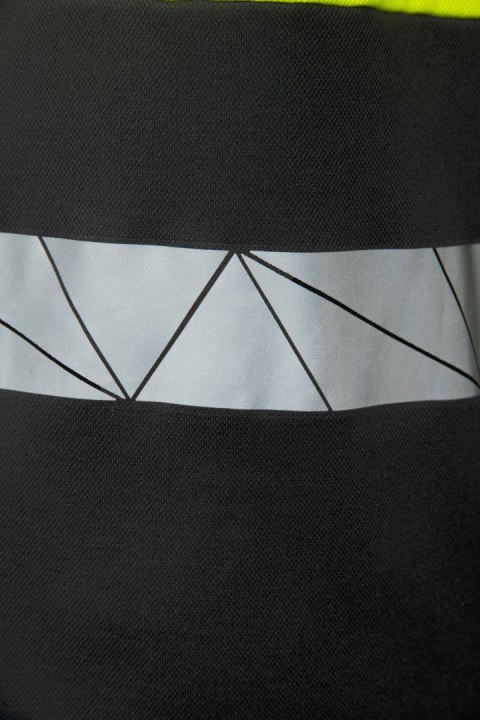 ECO RIVAL SEVEN KINGS KOSZULKA POLO CZARNY/ŻÓŁTY