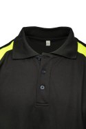 ECO RIVAL SEVEN KINGS KOSZULKA POLO CZARNY/ŻÓŁTY