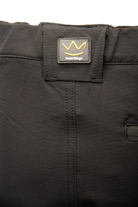 SEVEN KINGS TRAIL SPODNIE DO PASA STAL/CZARNY