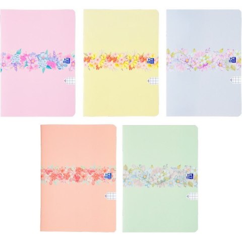 Zeszyt Oxford Touch A5 32 kartek 90 g kratka 5x5 mm Mix 400181449