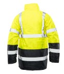 BENEFIT HI-VI KURTKA PARKA - KAT.II KLASA 3 - Żółty