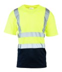 KOSZULKA Z PASAMI ODBLASKOWYMI BRIXTON FLASH 50-50 160G - żółty