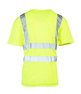 KOSZULKA Z PASAMI ODBLASKOWYMI BRIXTON FLASH 50-50 160G - żółty