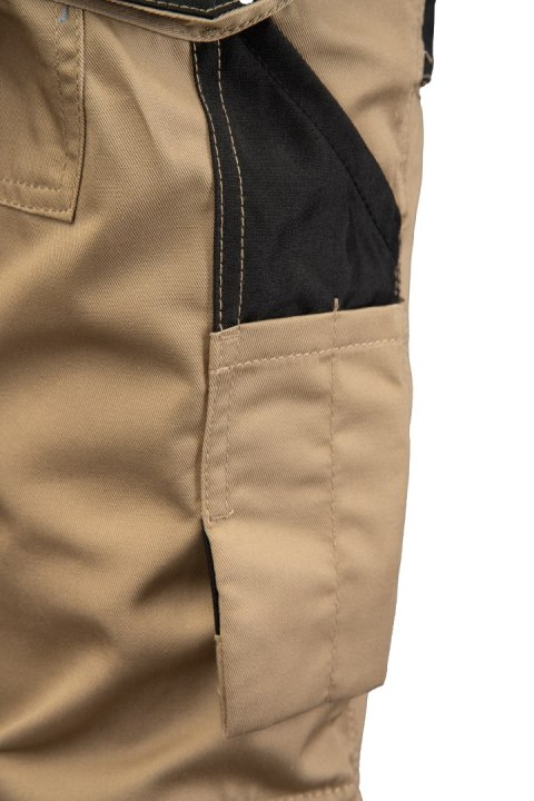 SPODNIE KRÓTKIE DO PASA BEŻOWY - BRIXTON PRACTICAL