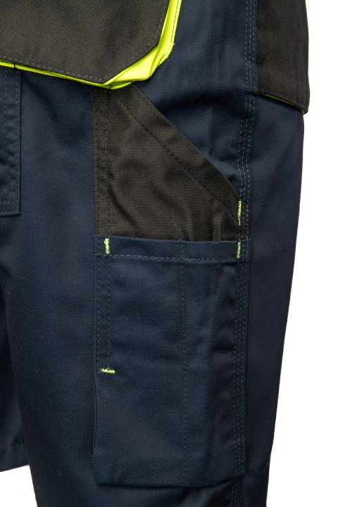 SPODNIE KRÓTKIE GRANAT/ŻÓŁTY - BRIXTON PRACTICAL